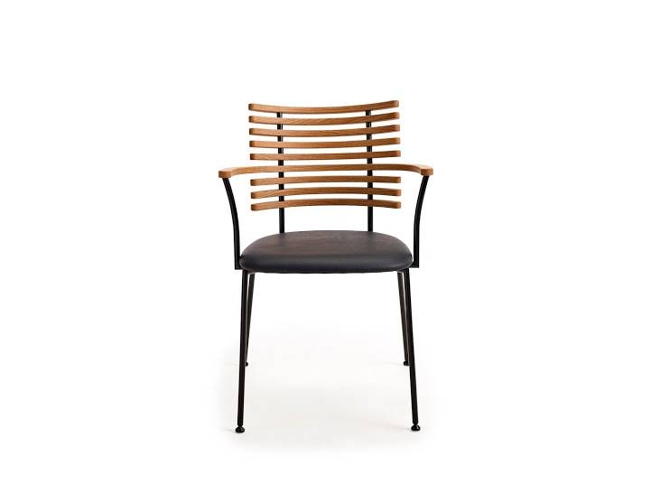 Tiger armstol - eg olie m. sortlakeret stel - Naver Collection