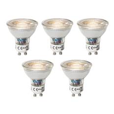 Sæt af 5 GU10 dimbare LED lamp 3W 200 lm 3000K