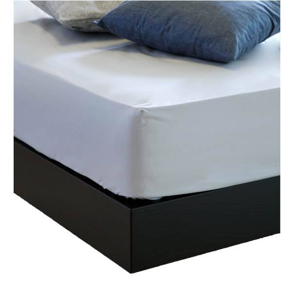 HMT Percale faconlagen - Lys grå - 120x210 cm..