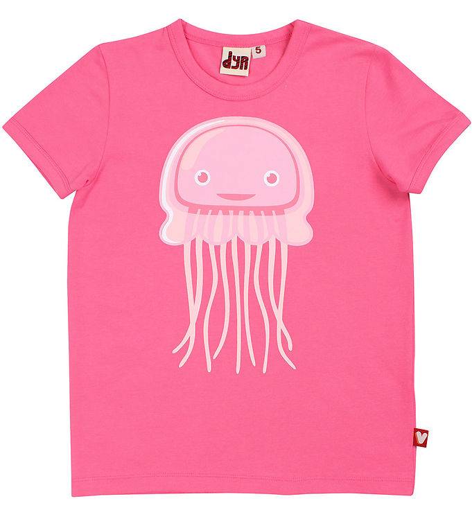 DJUR T-shirt - AnimalGrowl - Ljust Rosa Vattumannen - DYR - 3 år (98) - T-shirt