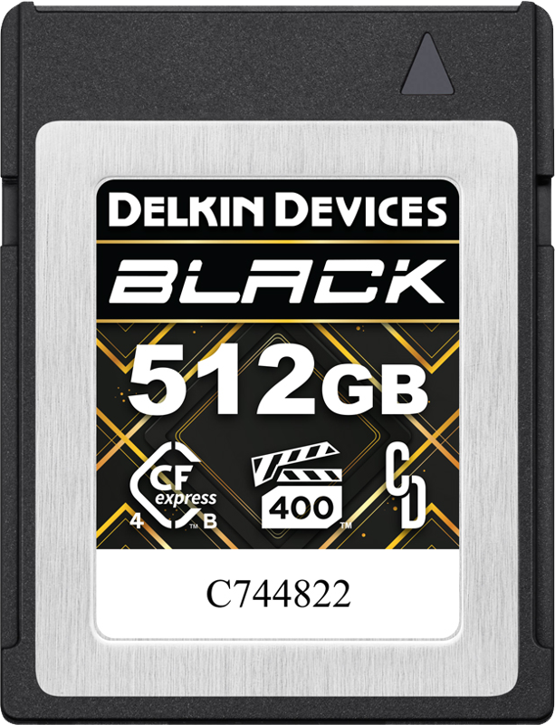 Delkin CFexpress 4.0 BLACK | Type B | R3600/W3200 (VPG400) 512GB