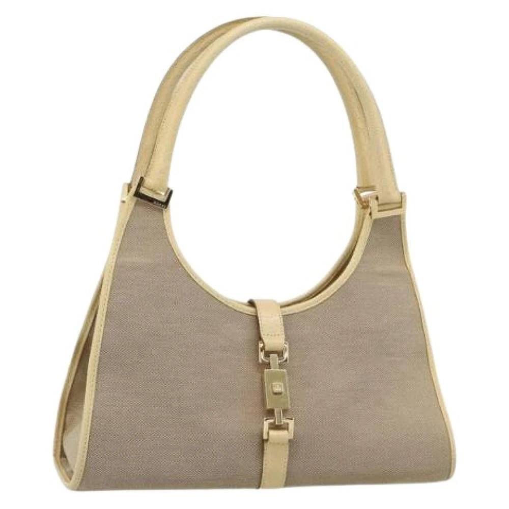 Gucci Vintage - Pre-owned Vintage Canvas Shoulder Bag Vintage - Dam - ONE Size - Läder