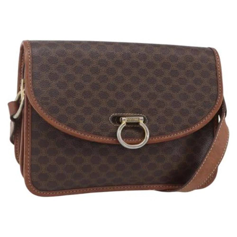 Celine Vintage Pre-owned Vintage Canvas Cross Body Taske - Vintage - Dame - Brun - ONE SIZE -
