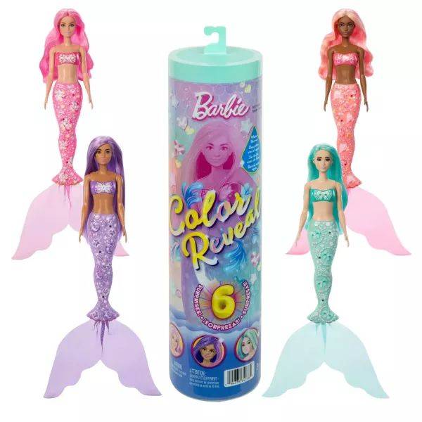 Barbie: Color Reveal overraskelses havfruedukke
