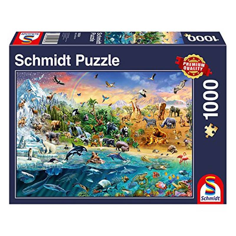 Schmidt 58324 Animal Kingdom Premium Quality Jigsaw Puzzle (1000...