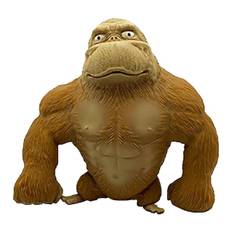 Squishy Monkey Anime Figurine Latex Monkey Gorilla Legetøj Jungle An （Tilfældige farver）