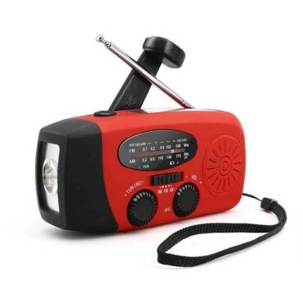 Nødradio med håndsving