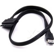 1 st dubbelström esata usb 5v combo to 22 stift sata usb hårddiskkabel