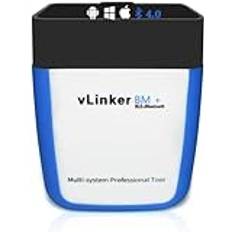 vLinker BM+ OBD2 Bluetooth-diagnostiskt skanningsverktyg, OBDII Scan Tool för iOS, Android och Windows - Gjord för BimmerCode