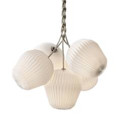 LE KLINT THE BOUQUET CHANDELIER Pendel 5 Skærme - Large / Folie