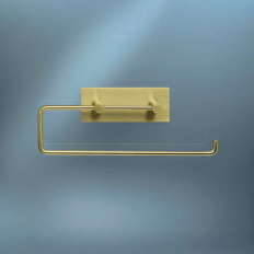 Vola T13 - 19 køkkenrulleholder - poleret messing natur