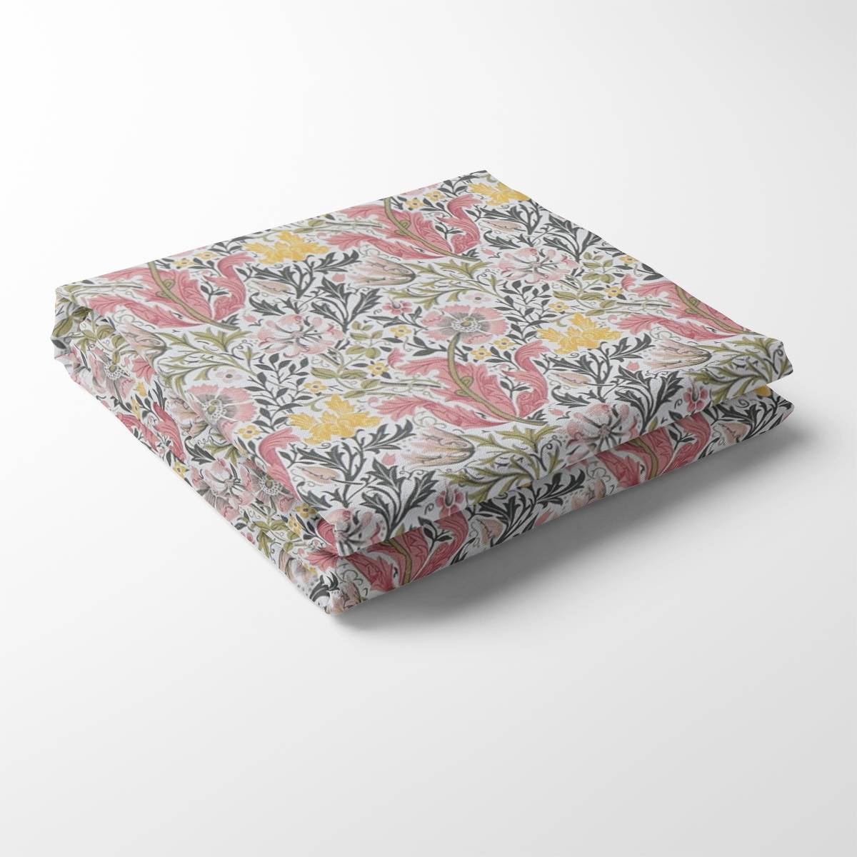 Harmony vit-rosa bordsduk (130x300cm)