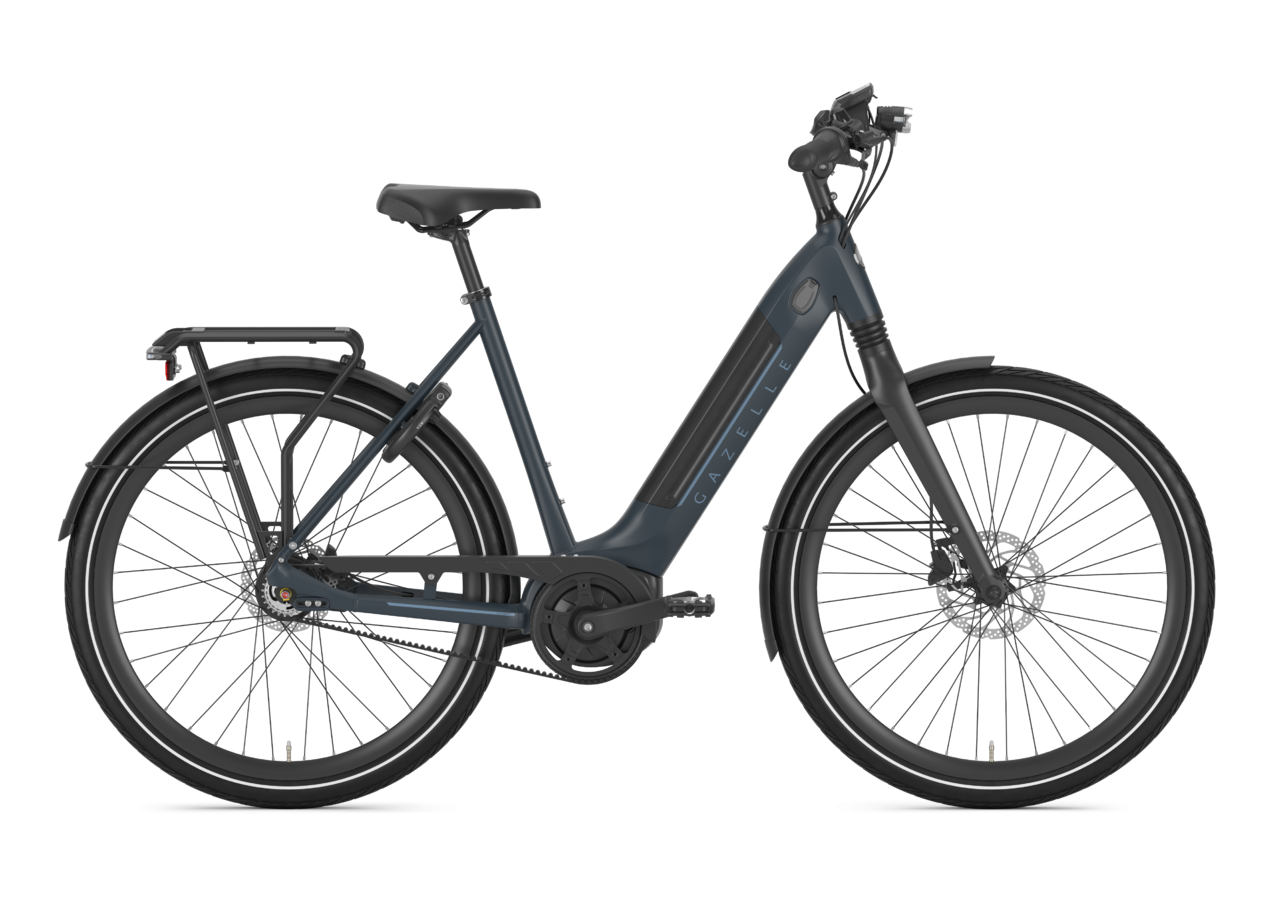 Gazelle Ultimate C8+ HMB Belt 500Wh Batteri Farve - Mørkeblå , Stelstørrelse - 49cm (19,5")
