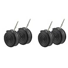 Plawee 4-Pack 700X35-43C Av Landsvägscykel Innerrör Presta Ventil för Landsvägscyklar, 80 mm