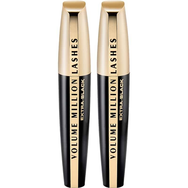 2-pack L'Oréal Volume Million Lashes Extra-Black 10,7ml (10.7 ml)