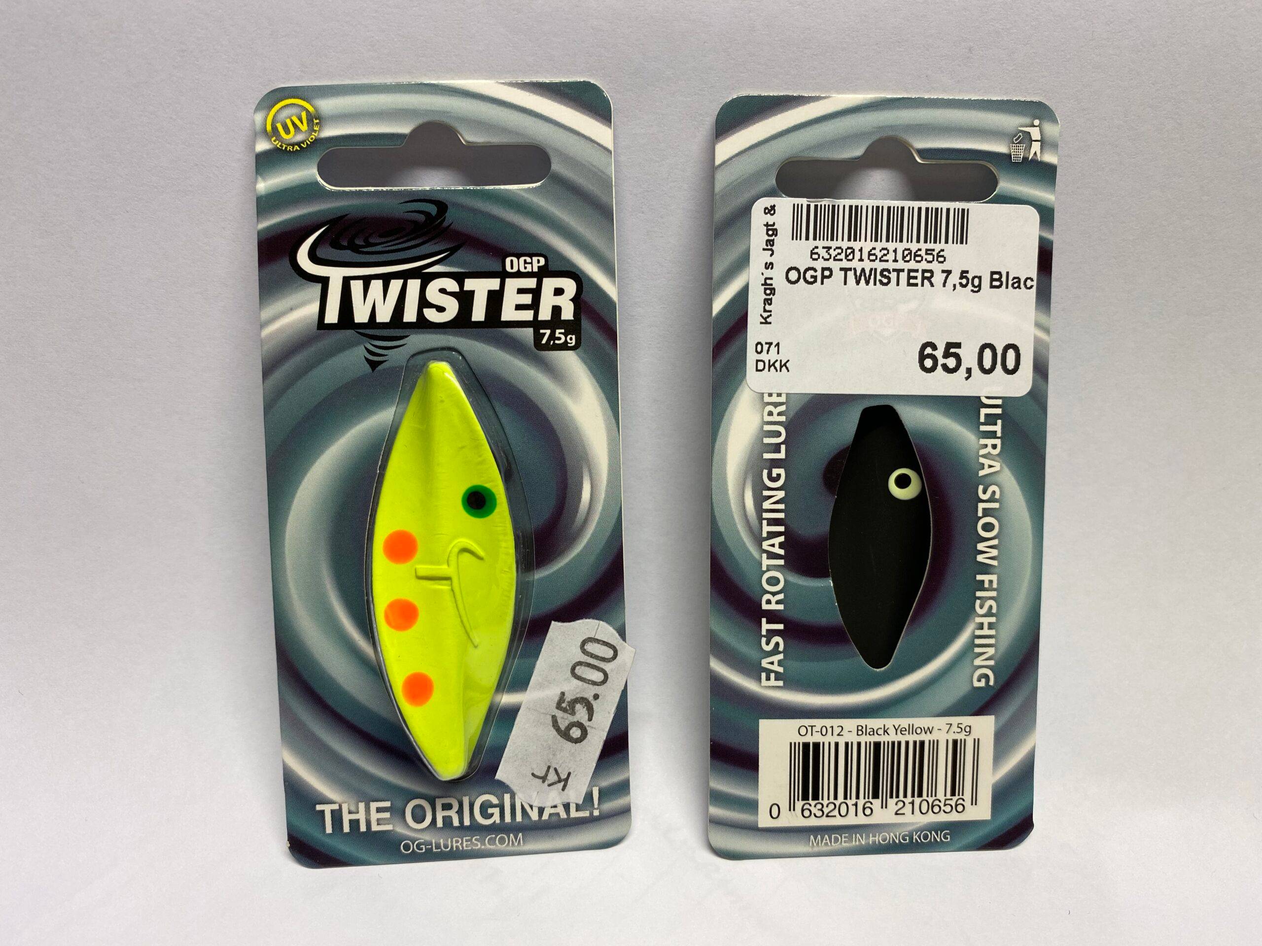 OGP TWISTER 7,5g - Black Yellow