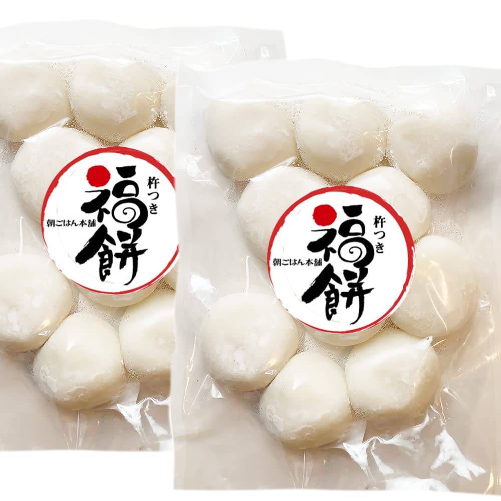 Pounded rice cake round mochi frozen 800g (10 pieces x 2 bags) preservative-free made Fukuoka Prefecture