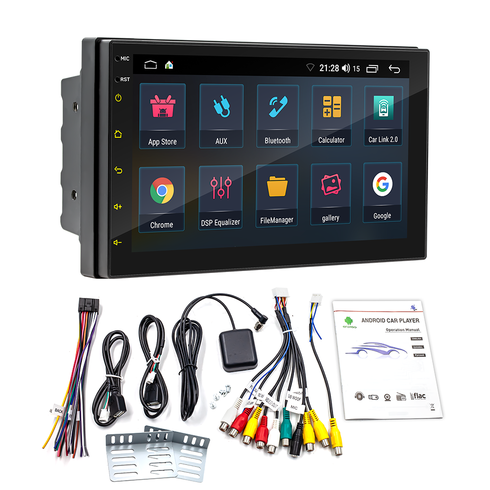 Autoradio 2DIN med Apple Carplay/Android Auto - CarvillZ 9210 BT - Bakkamera medfølger