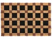 Dørmåtte VILLASIS Beige/sort 60 x 90 cm Kokos