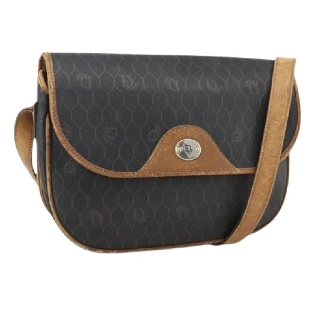 Dior Vintage Pre-owned Vintage PVC Skuldertaske - Vintage - Dame - Sort - ONE SIZE - Uld