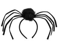 (ComputerSalg) PartyDeco Spider, Maskeradpannband, Barn, Flicka, Inomhus / utomhus, Svart, Halloween