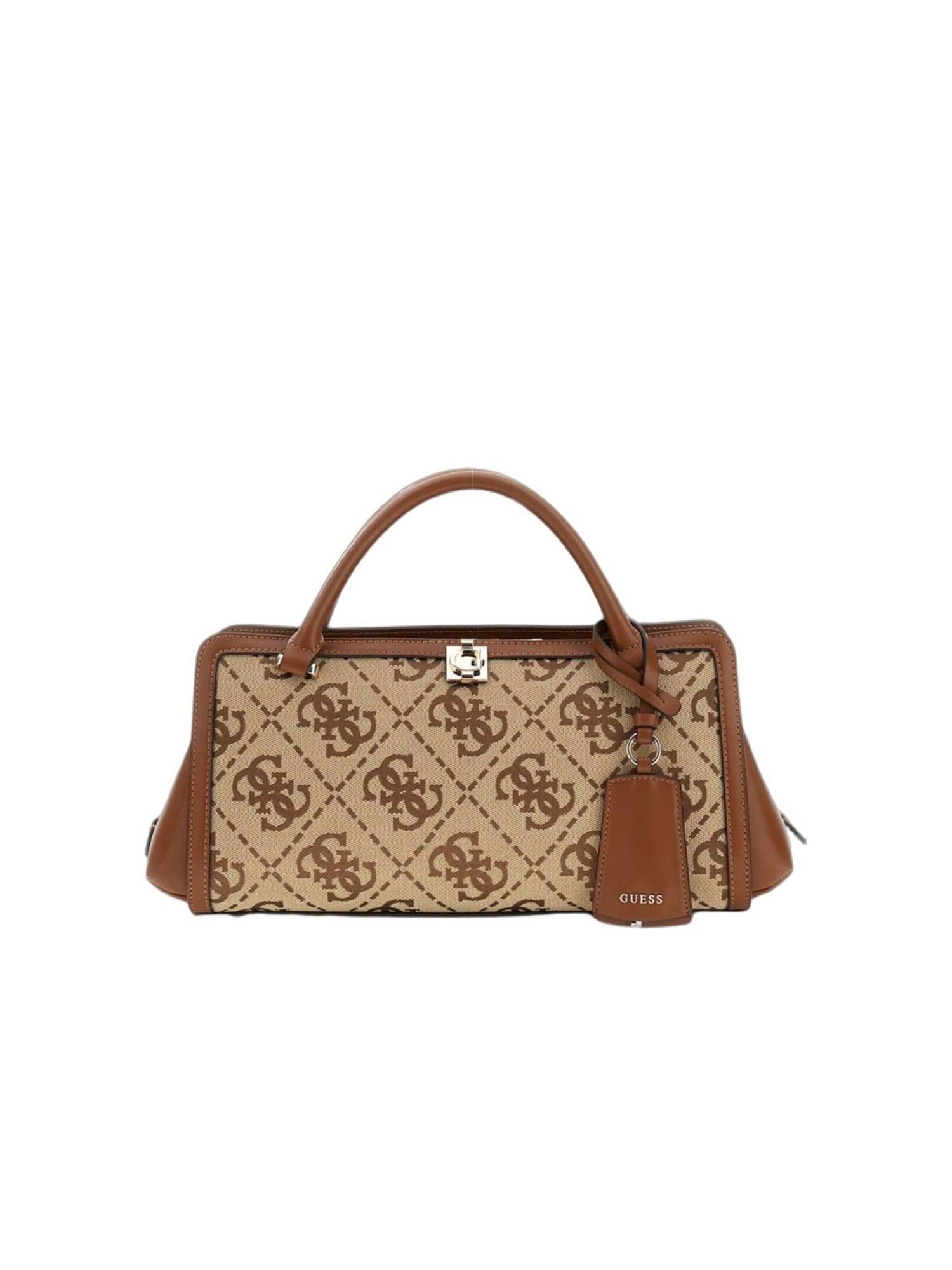 GUESS Håndtaske 'Audrey Petit Monogramme'  beige