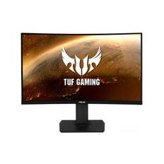 31.5" Asus TUF VG32VQR, Curved VA 2560x1440, 1 ms, 165Hz FreeSync, HDR400, höjdjusterbar, 2xHDMI/DP, högtalare