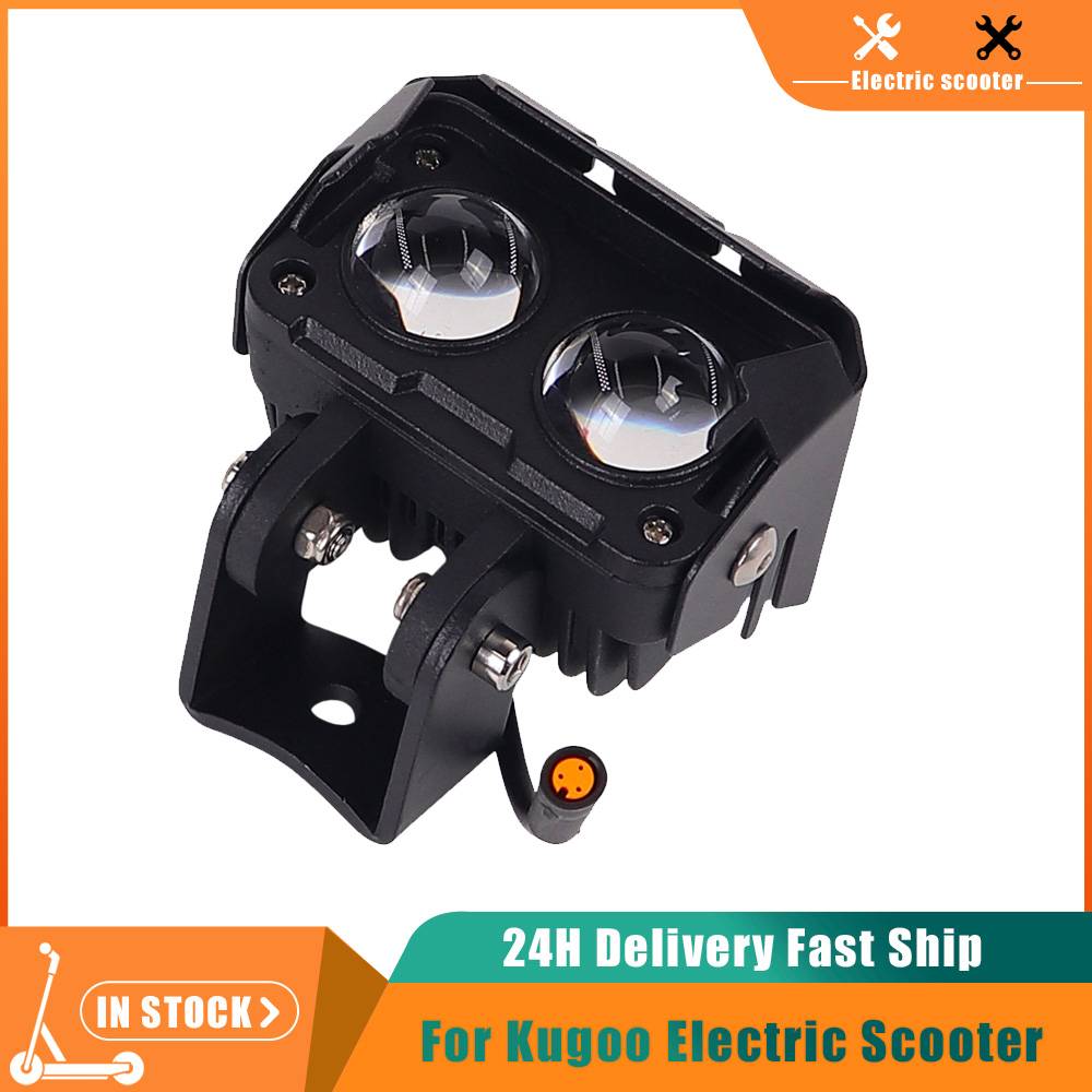 Headlight Lamp Electric Scooter For Kugoo Kukirin G3 PRO Handlebar Lamp Head Front LED Light Replacement Accessories