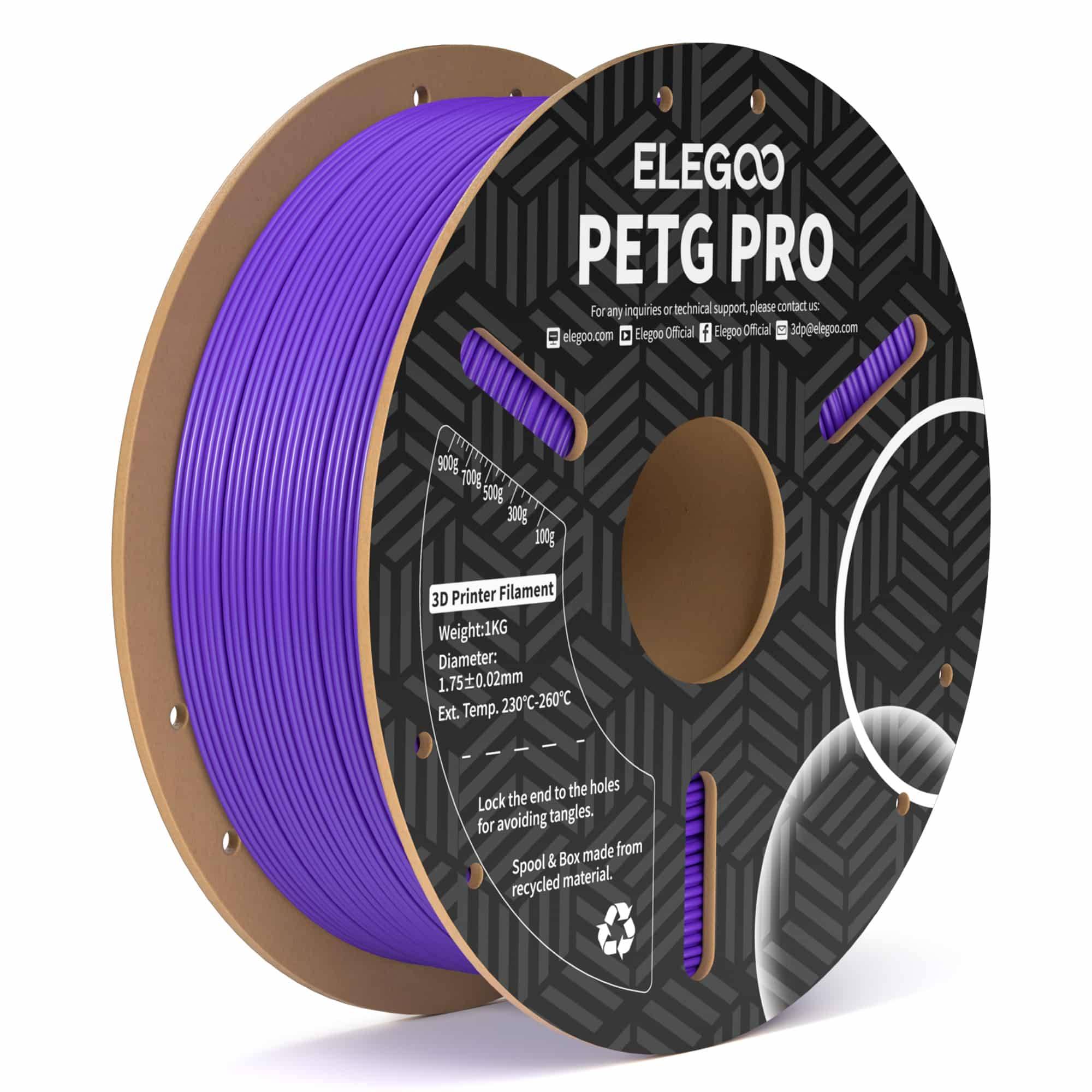 Elegoo PETG Pro filament 1 kg - purple.