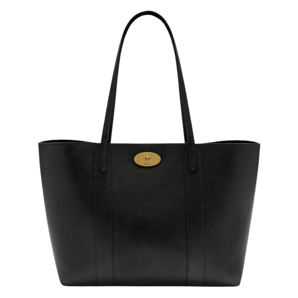 Mulberry Bayswater Tote Small Classic Grain - Tasker - Dame - Sort - ONE SIZE - Læder
