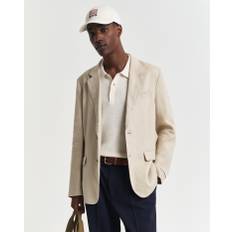 GANT Herr Regular fit plaggfärgad linnekavaj (58)