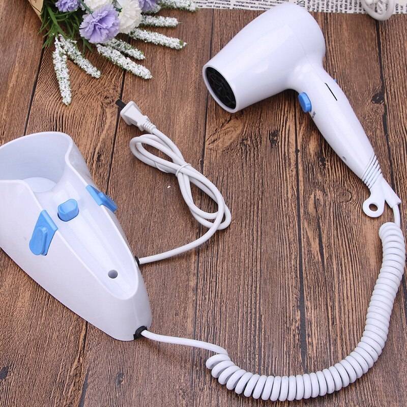 Gw hårtork mini hotell dedikerat hotell hårtork väggmonterad hårtork eu plug - Eu