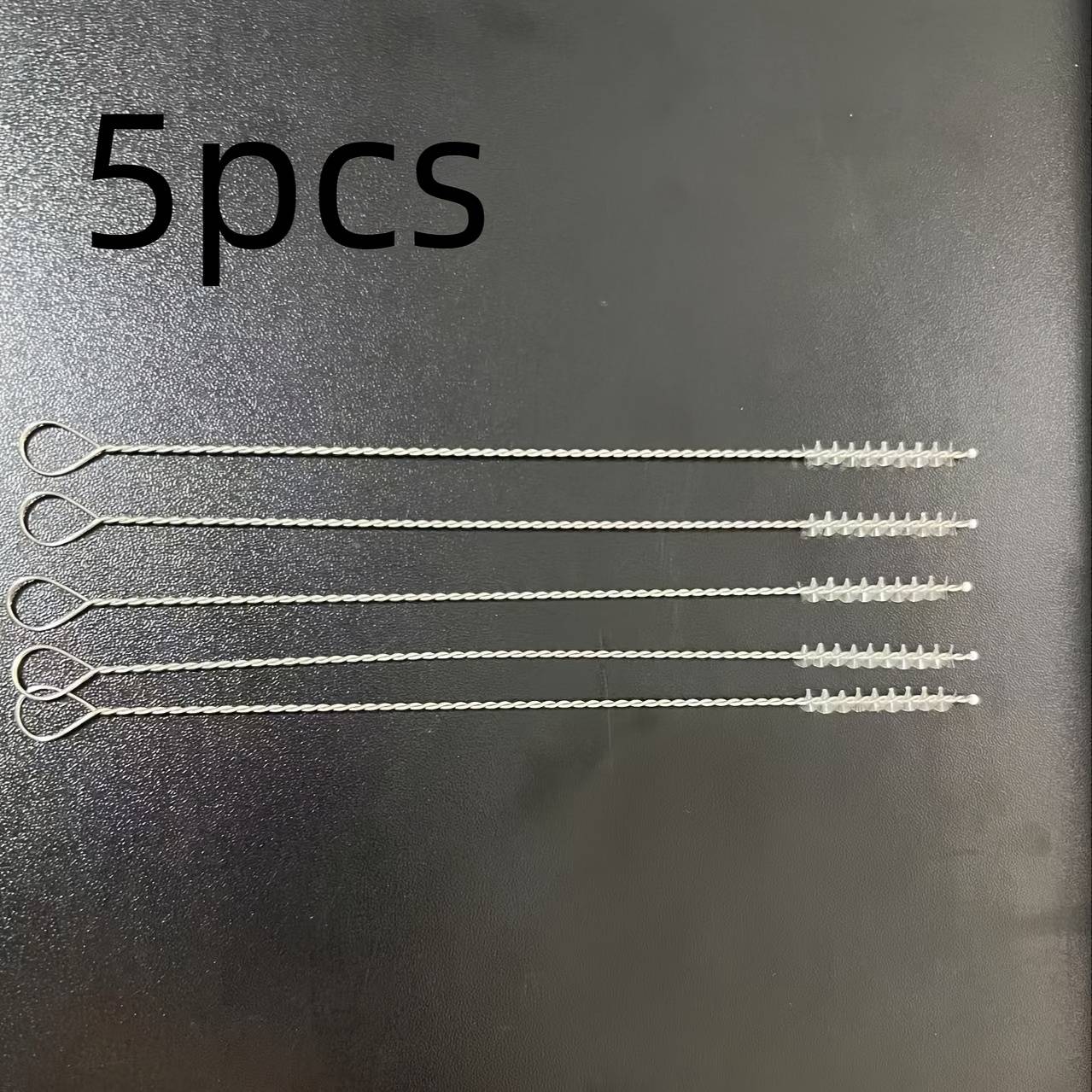 TEMU 5 Stainless Steel Cleaning Brushes, Reusable Household Kitchen Tools, Suitable For Glassware, , Etc! No Electricity Required, Perfect For Kitchen Cleaning.