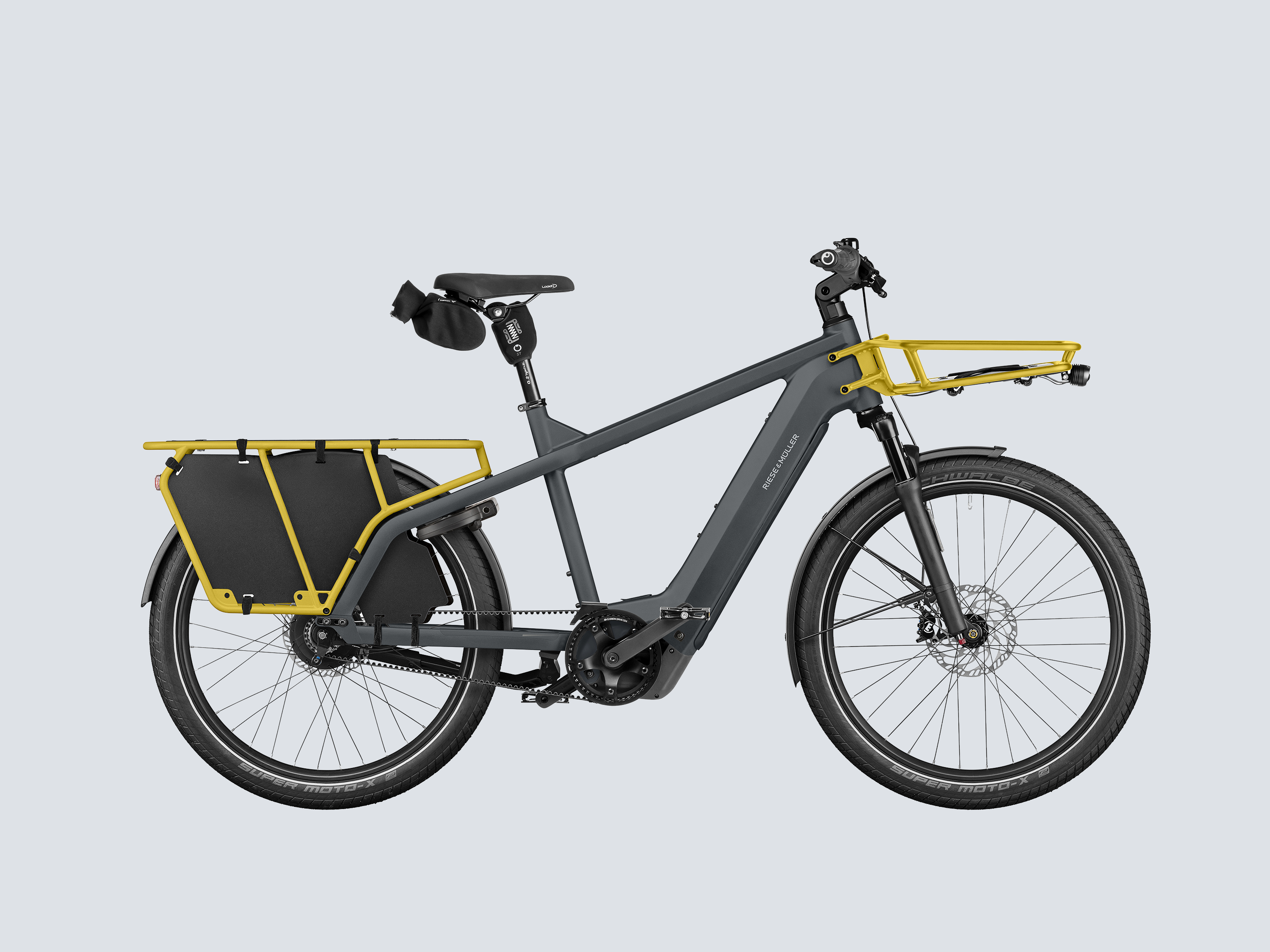 Riese & Müller Multicharger3 Vario - Utility Grey/Black Matt / 47 cm (160-180 cm)