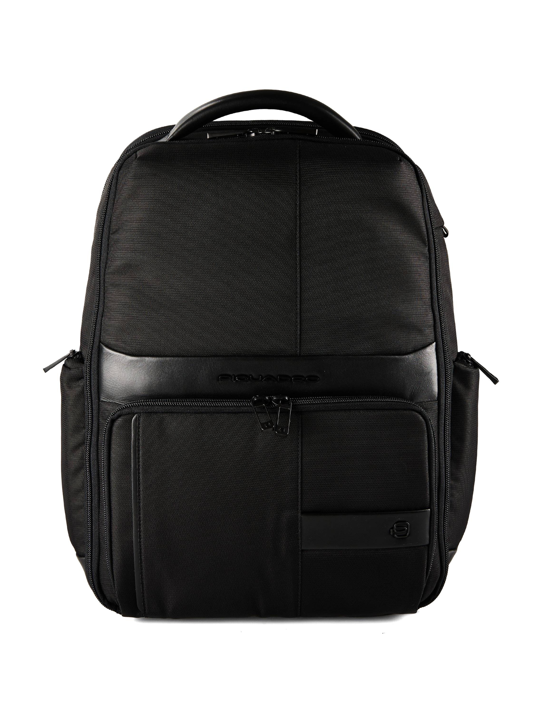 Piquadro Brief Crossbody taske 21 cm  Sort