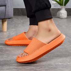 Mjuka tofflor (Orange): Storlek 44 till 45