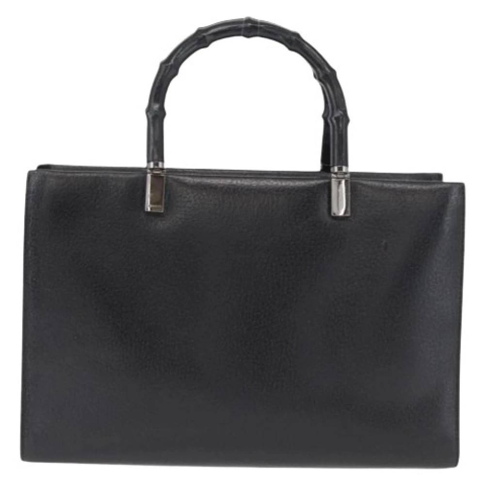 Gucci Vintage Pre-owned Vintage Håndtaske - Vintage - Dame - Sort - ONE SIZE - Læder