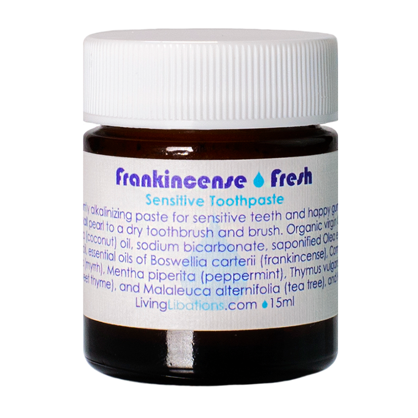 Living Libations Frankinsence Toothpaste 15 ml