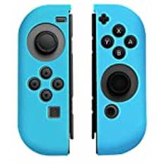 OSTENT Silicone Protective Skin Case Cover Pouch for Nintendo Switch Joy-Con Controller Color Blue