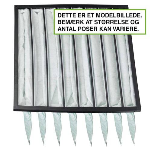 Danfilter Posefilter M5 10-lommer til Ventilation 897x592x500