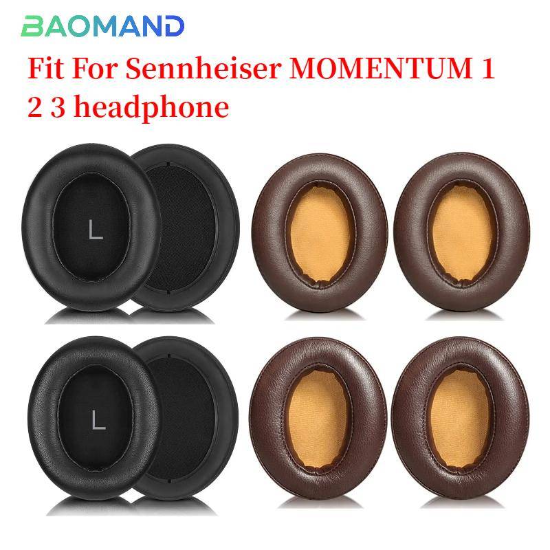 Hörlurskuddar För Sennheiser MOMENTUM 1 2 3 ersättning Öronkuddar hörlurar Öronkåpor Minne