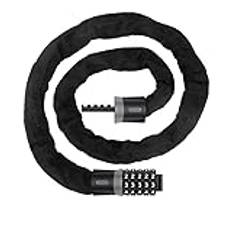 Digit Code Bicycle Alloy Steel Chain Lock Anti Theft & Cutting Scooter Motorcycle Bike Security Password Soft Collapsible (Color : B2-5 digit 90cm 650g) (B3 5digit115cm750g)