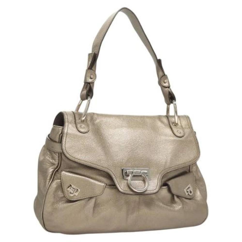 Salvatore Ferragamo Pre-owned - Pre-owned Laeder handvskor Vintage - Dam - ONE Size - Hampa