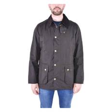 Barbour, Jakke, Herre, Grøn, M, Uld, Stilfuld Vinter Voks Jakke
