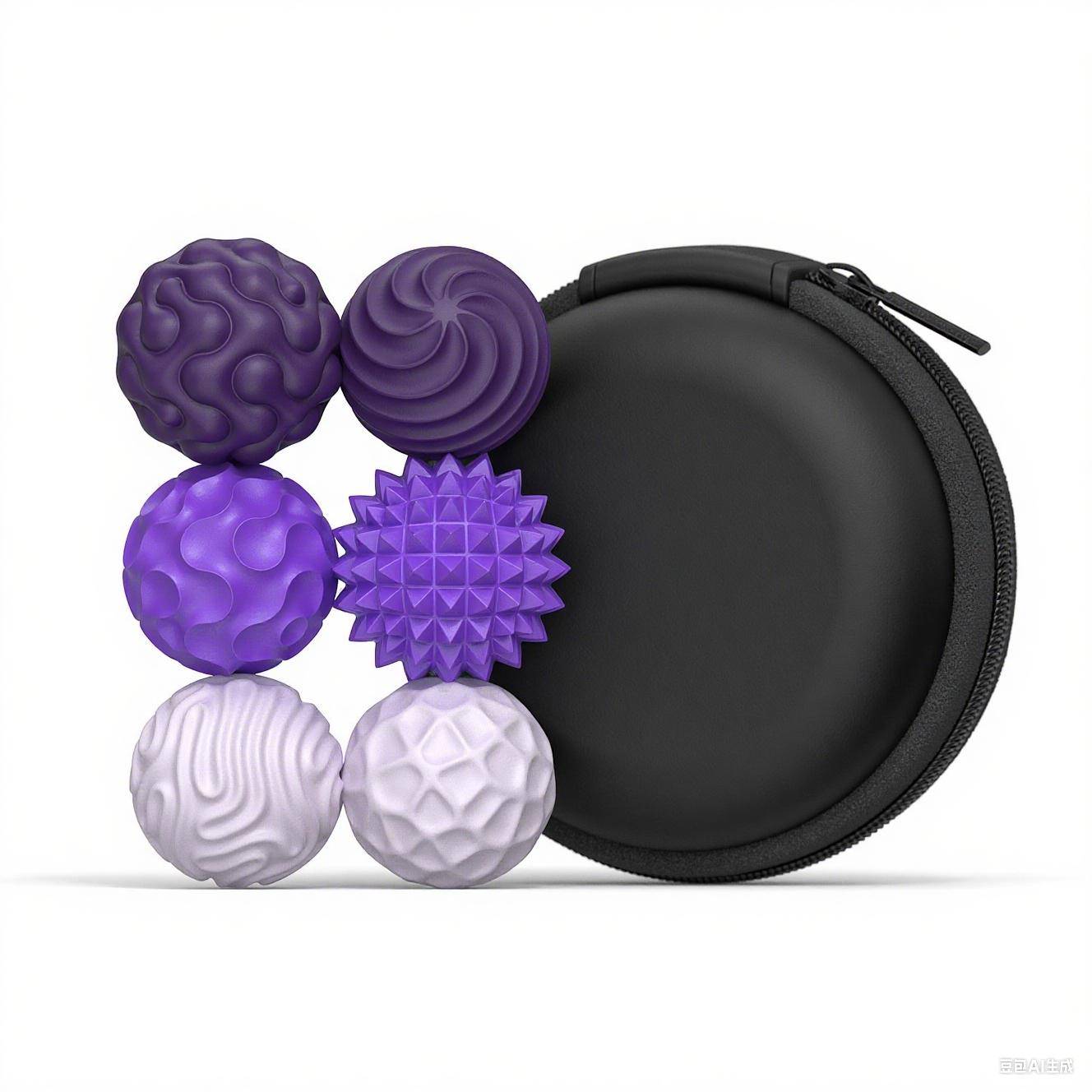 Silikon Magnetisk Stresslindrande Boll Fidget Leksak Ångestboll Lugnande Fidget Leksak Barn Vuxen Ångestlindrande Handtag