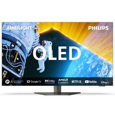 65" Philips 65OLED809/12 OLED Smart-TV, UHD/4K, 144Hz Gaming TV, Google TV, 3-sidig Ambilight