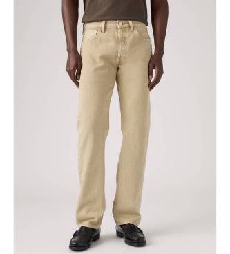 Levi's för män. 00501-3898 Jeans 501 Original Fit kamel (36/32), Beige, Casual, Bomull, Denim
