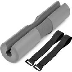 Skivstång squat pad hals axel skyddande pad stöd med fästremmar vikt lyft bar pad gym fitnessutrustning