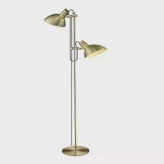 Halo Design Metropole Gulvlampe 2 Arm Antik messing