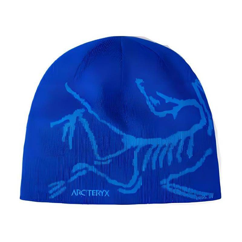 Arcteryx Arc'teryx grafiskt tryck dekoration merinoull återvunnen polyester ullfleece mössa universell blå X000006756-Vitality/Fluidity blå
